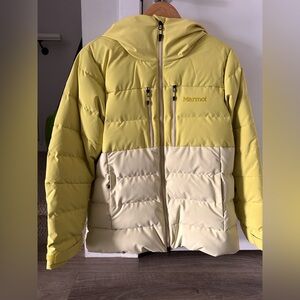 Marmot Yellow Jacket with Cream Accents like New M